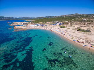 Obraz na płótnie Canvas Strand von Tonnara im Süden der Insel Korsika