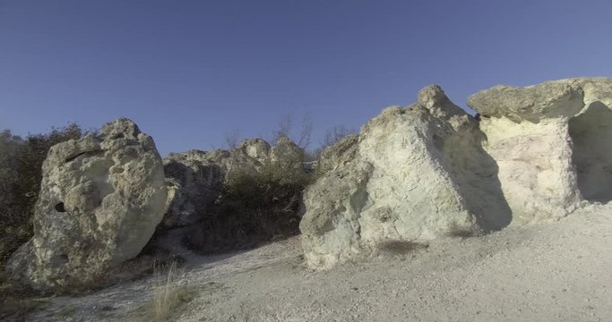 Zeolite rock phenomenon -The Stone Mushrooms is located in Rhodope Mountains  near Beli Plast village, Bulgaria
