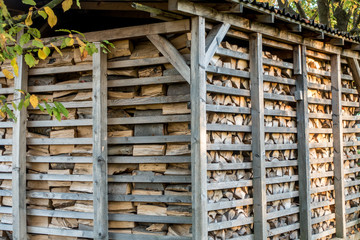 Brennholzlager