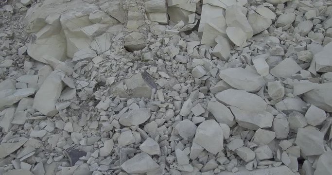 Zeolite gravel texture. Adsorbent materials. gravel crushed stone.  Close up
