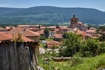 Vinuesa village in Soria, Spain