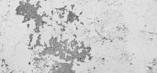 The panorama of the old grunge gray wall concrete texture.Copy space. Graphic elements