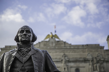George Washington Statue close-up