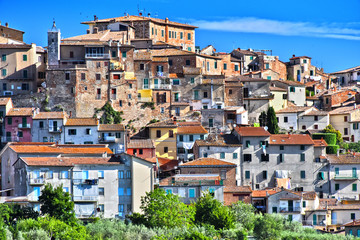 Fototapeta na wymiar City of Chianciano Terme in Tuscany, Italy
