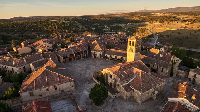 Pedraza medieval village in Segovia, Spain