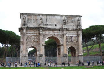 Fototapeta na wymiar Roma - Arco di Costantino