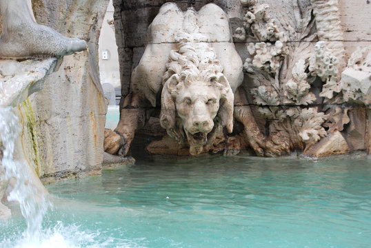Roma - Piazza Navona - Fontana dei Quattro Fiumi