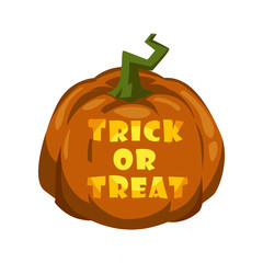Trick or treat. Halloween. vector illustration