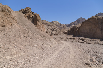 Fototapeta na wymiar The Death Valley Lanscape in California 