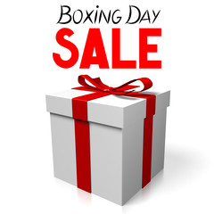 Boxing Day sale illustration