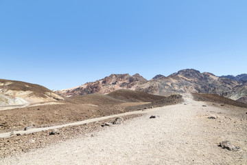 The Death Valley Lanscape in California 