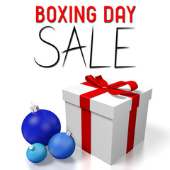 Boxing Day sale illustration