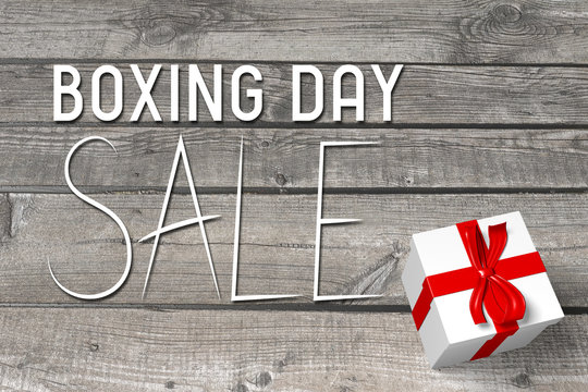 Boxing Day sale illustration
