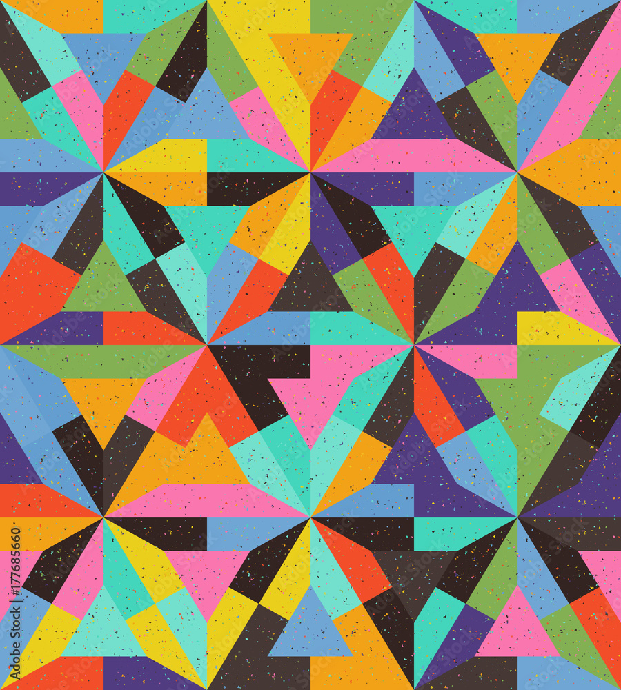 Aufkleber abstract seamless pattern in the style of grunge. small particles.