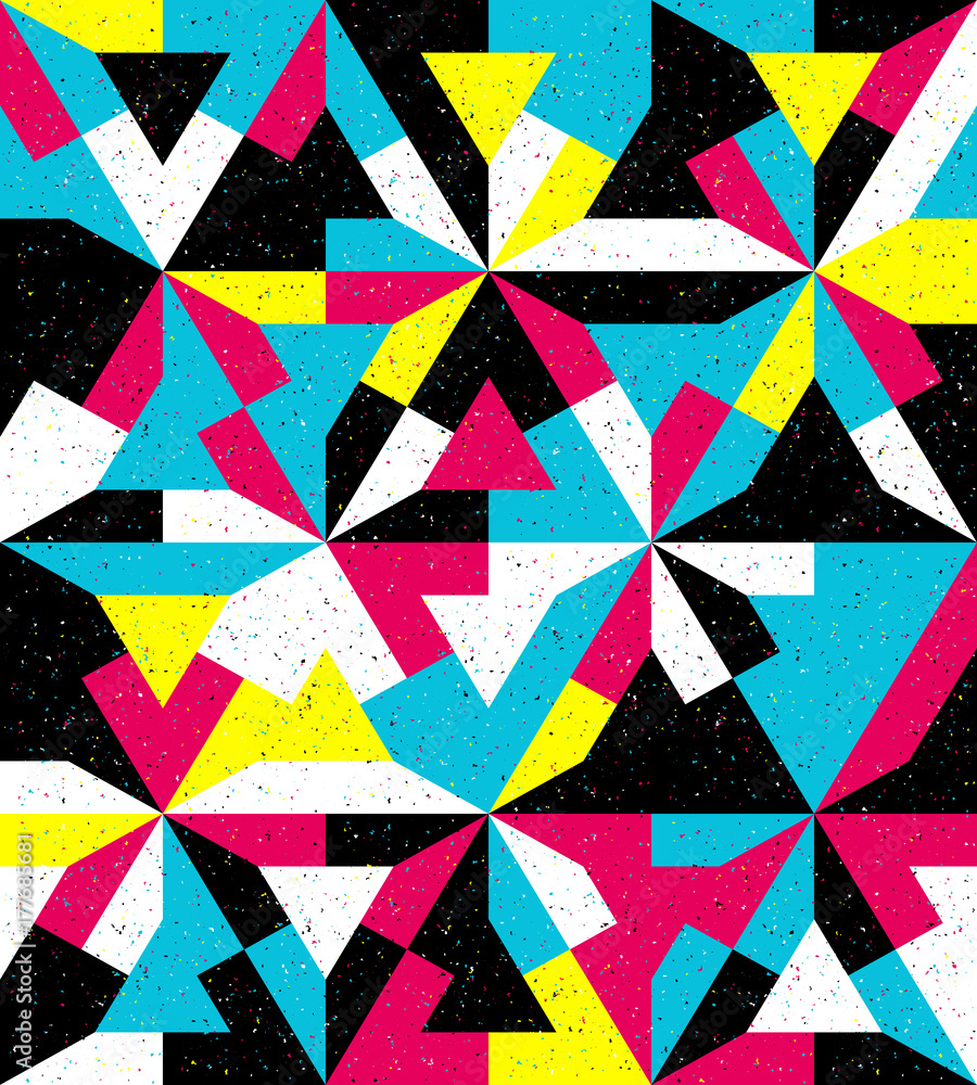 Poster abstract seamless pattern in the style of grunge. small particles.