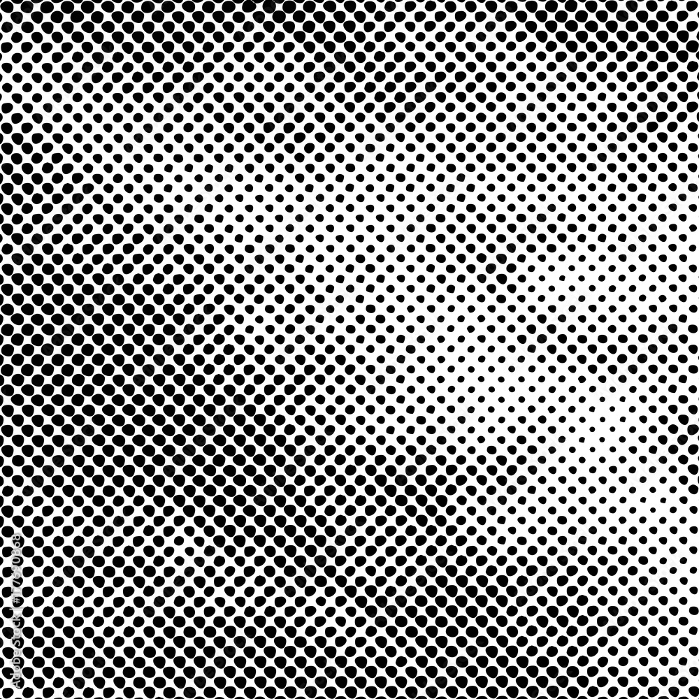 Aufkleber vector abstract dotted background. black and white halftone effect vector illustration.