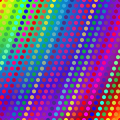 Vector Dot Texture. Color Illustration.