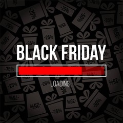 Fototapeta premium Abstract vector black friday sale layout background. For art template design, list, page, mockup brochure style, banner, idea, cover, booklet, print, flyer, book, blank, card, ad, sign, poster, badge.
