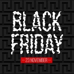 Abstract vector black friday sale layout background. For art template design, list, page, mockup brochure style, banner, idea, cover, booklet, print, flyer, book, blank, card, ad, sign, poster, badge.