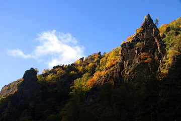 Bodetal-Schlucht im Harz, Blick Richtung Rosstrappe