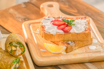 French toast at a fancy restaurant