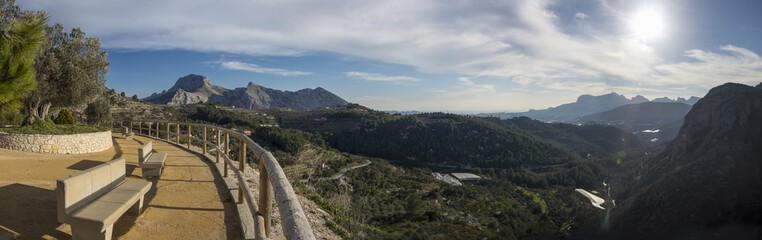 Spanish Valley and Mountain Panorama