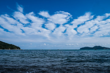 Horizon, islands and cloud