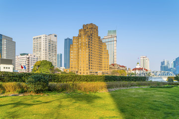 Shanghai Urban Architecture Skyline