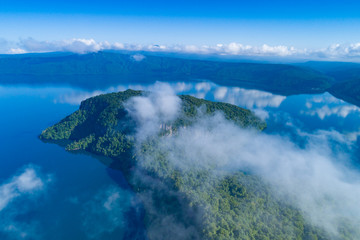 十和田湖空撮