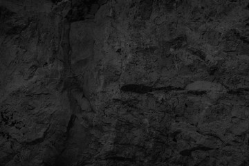 Stone black background, Texture dark gray surface luxury blank for design