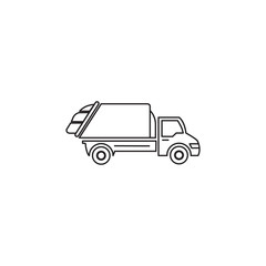 garbage truck icon