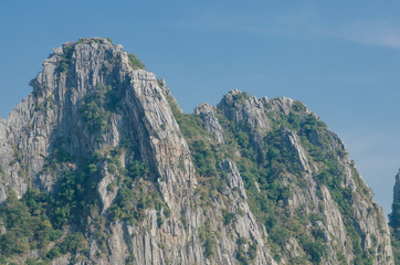 Fototapeta na wymiar limestone mountain