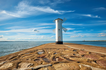 Obraz premium Stara latarnia morska w Swinoujscie, Polska