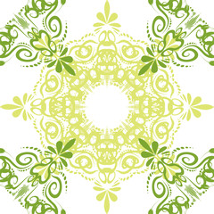Fototapeta na wymiar Seamless abstract floral pattern,mandala pattern