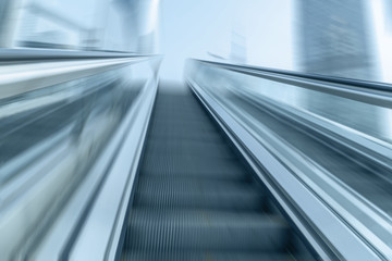 Outdoor escalator