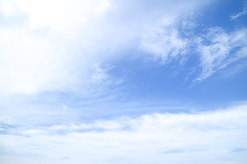 Clear blue sky with cloud 