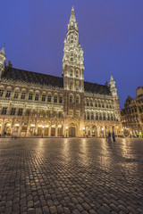 Fototapeta na wymiar Town Hall in Brussels, Belgium.