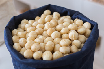 Image of macadamia in container