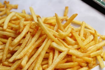 French fries is delicious in the market