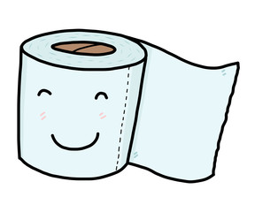 tissue paper cartoon / vector and illustration, hand drawn style, isolated on white background.