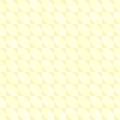 Yellow pastel triangle pattern. Seamless vector background