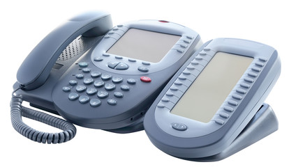 Telephone with expansion module