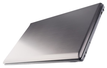 Closed laptop isolated