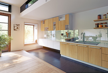 modern kitchen interior