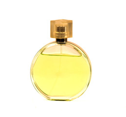 Bottle for perfume on a white background