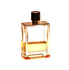 Bottle for perfume on a white background