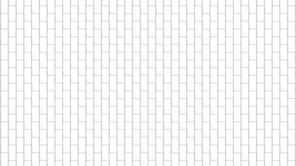 White geometric background. Quad texture. Paper pattern. 3d rendering