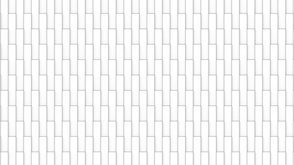 White geometric background. Quad texture. Paper pattern. 3d rendering