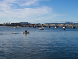 Boats Moored In The Harbour
