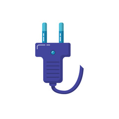 Fototapeta premium Plug icon in flat style